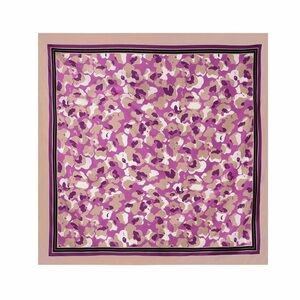 NWT Eric Bompard 100% Silk Scarf floral print